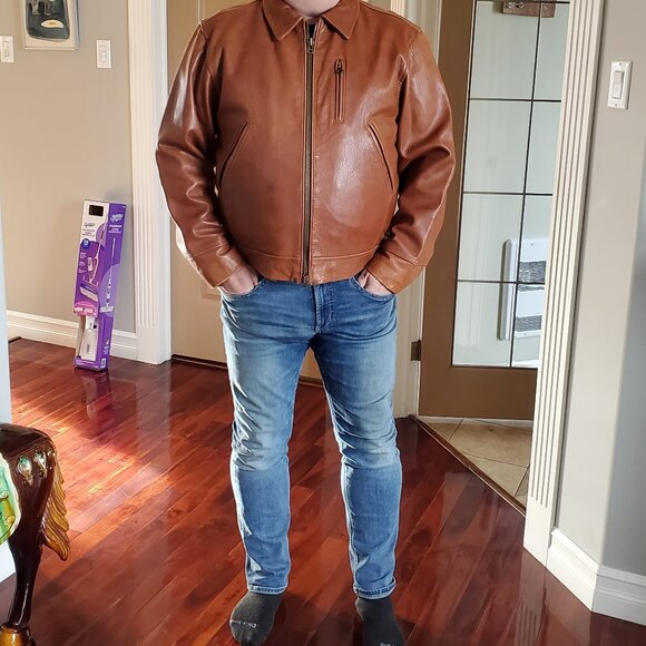 Men's leather jacket - Picture 1 of 12